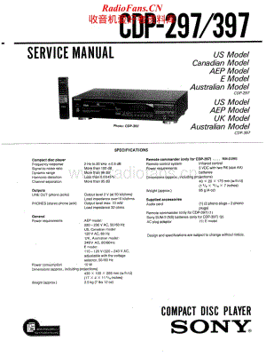 Sony-CDP-297-CDP-397-Service-Manual (1)电路原理图.pdf