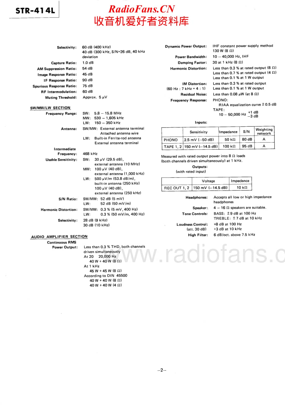 Sony-STR-414-L-Service-Manual电路原理图.pdf_第2页