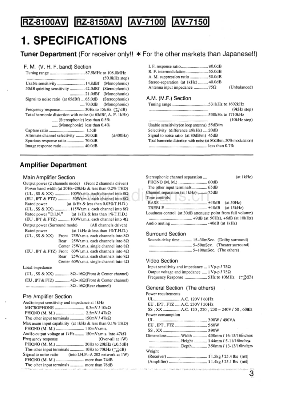 Sansui-AV-7700-Service-Manual电路原理图.pdf_第3页