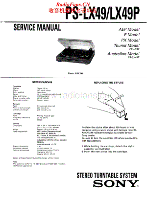 Sony-PS-LX49P-Service-Manual电路原理图.pdf