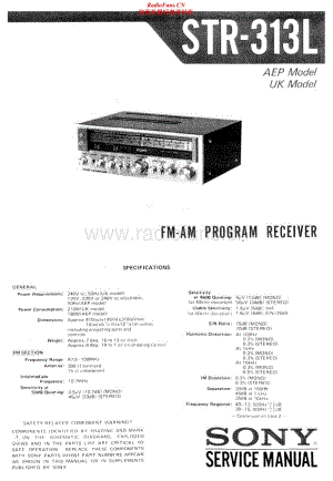 Sony-STR-313L-Service-Manual电路原理图.pdf