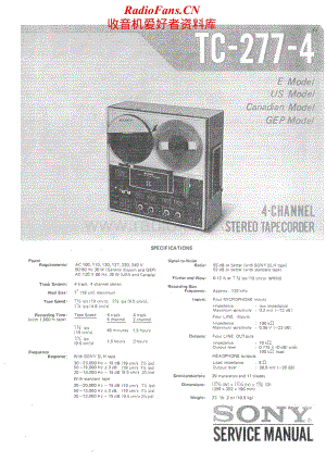 Sony-TC-277-4-Service-Manual电路原理图.pdf