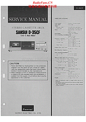 Sansui-D-35-CF-Service-Manual电路原理图.pdf