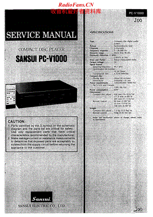 Sansui-PC-V1000-Service-Manual电路原理图.pdf