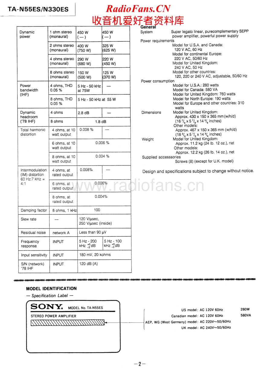 Sony-TA-N55-ES-TA-N330-ES-Service-Manual电路原理图.pdf_第2页