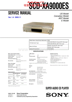 Sony-SCD-XA9000ES-Service-Manual电路原理图.pdf