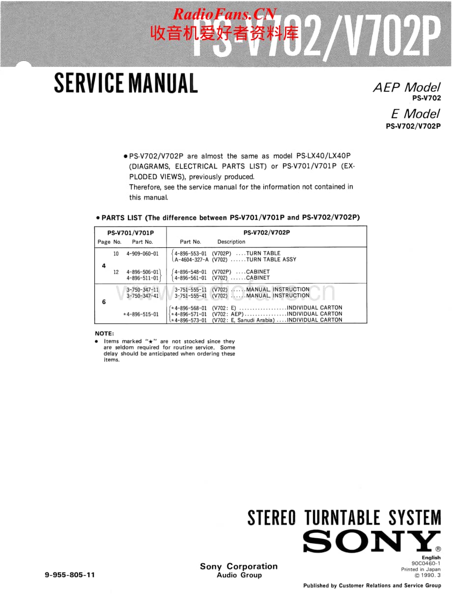 Sony-PS-V702-Service-Manual电路原理图.pdf_第1页