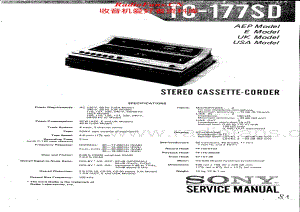 Sony-TC-177SD-Service-Manual电路原理图.pdf