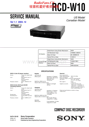 Sony-RCD-W10-Service-Manual电路原理图.pdf