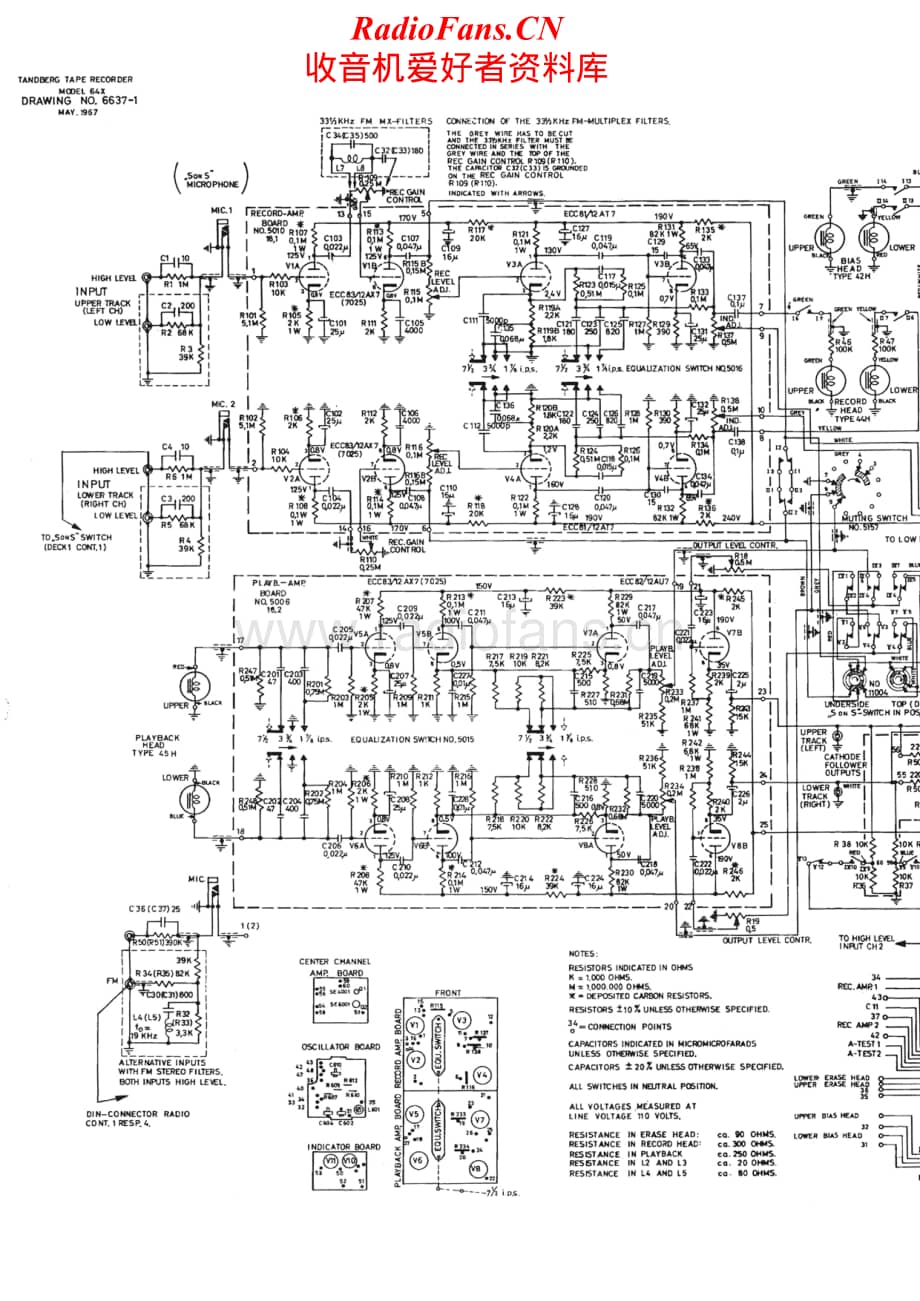 Tandberg-64-X-Schematic电路原理图.pdf_第1页