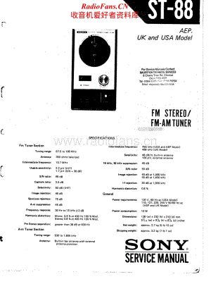 Sony-ST-88-Service-Manual电路原理图.pdf