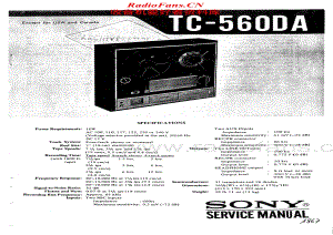 Sony-TC-560DA-Service-Manual电路原理图.pdf