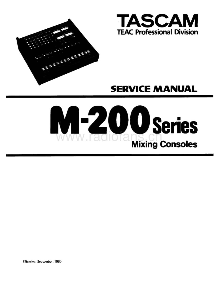 Tascam-M-208-M-216-Service-Manual电路原理图.pdf_第1页