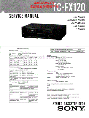 Sony-TC-FX120-Service-Manual电路原理图.pdf