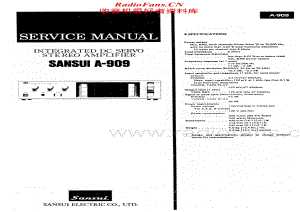 Sansui-A-909-Service-Manual电路原理图.pdf