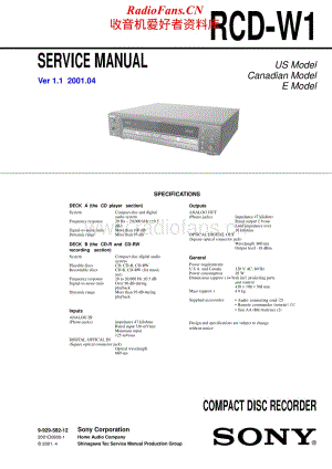 Sony-RCD-W1-Service-Manual电路原理图.pdf