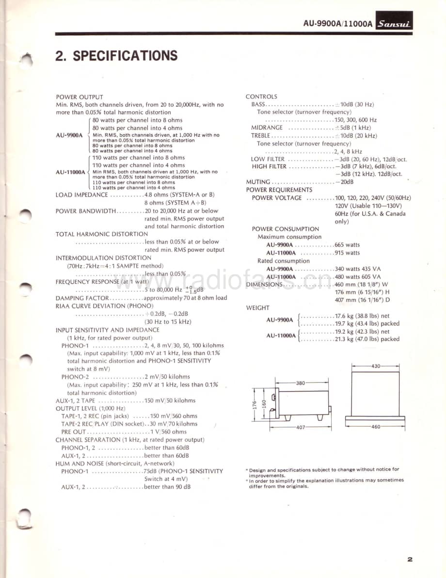 Sansui-AU-9900A-AU-11000A-Service-Manual电路原理图.pdf_第3页