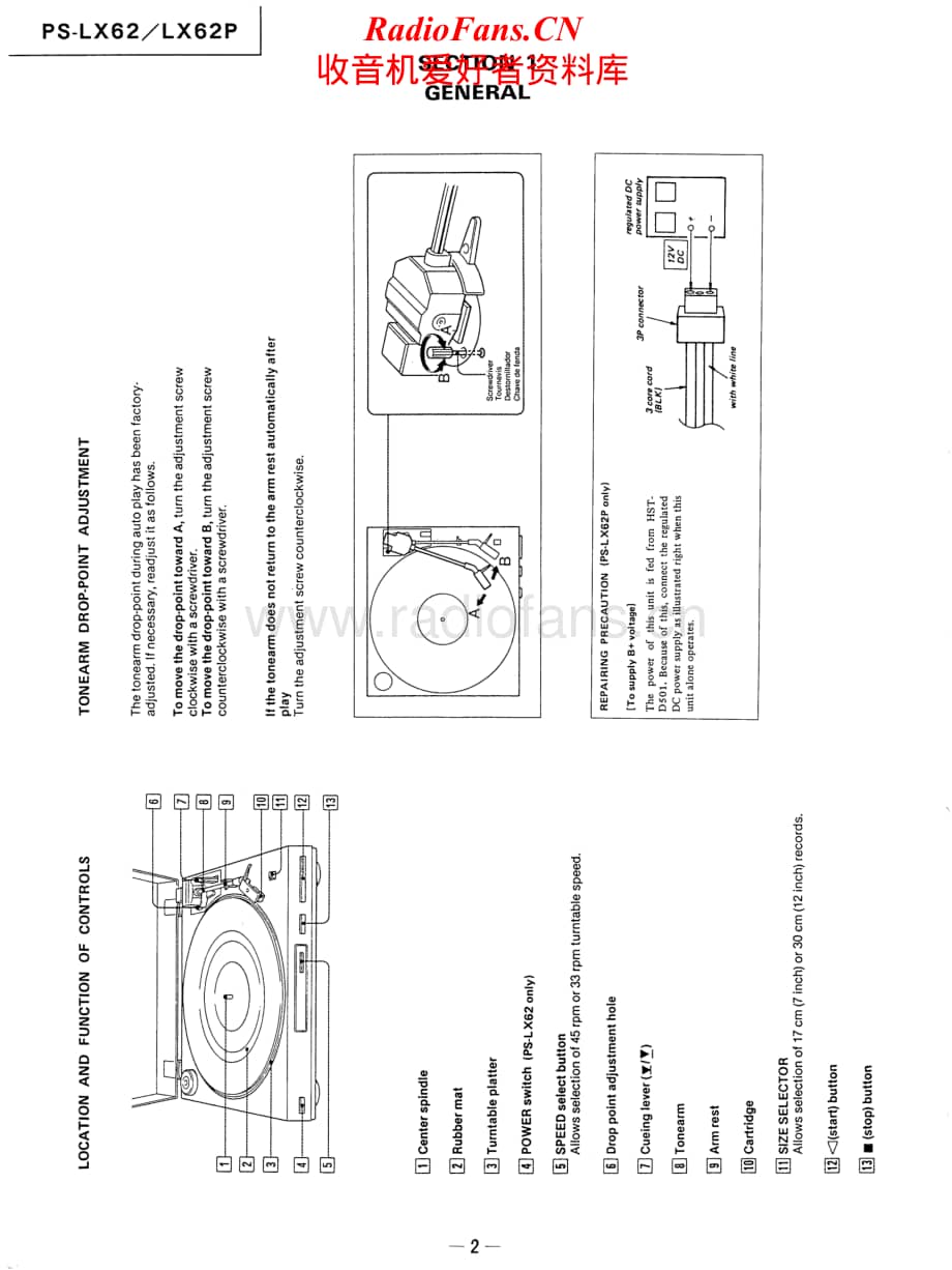 Sony-PS-LX62-Service-Manual电路原理图.pdf_第2页
