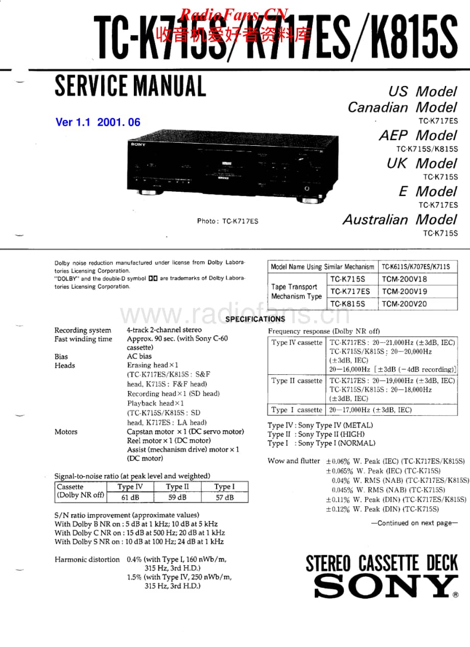 Sony-TC-K815S-Service-Manual电路原理图.pdf_第1页