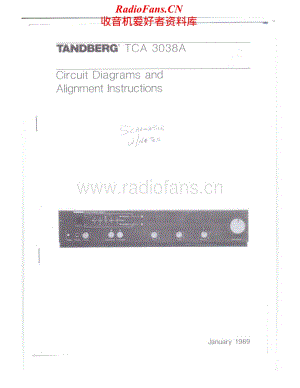 Tandberg-TCA-3038-A-Service-Manual电路原理图.pdf