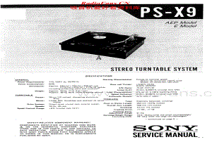 Sony-PS-X9-Service-Manual电路原理图.pdf