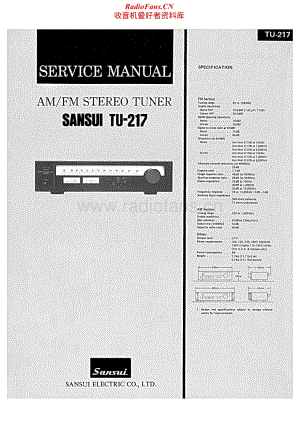 Sansui-TU-217-Service-Manual电路原理图.pdf