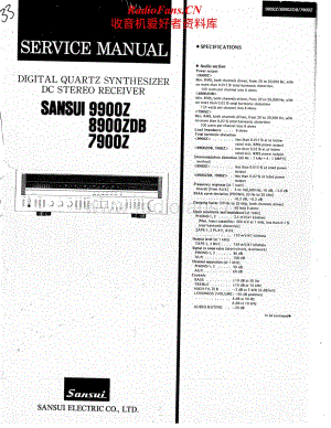 Sansui-9900Z-8900ZDB-7900Z-Service-Manual (1)电路原理图.pdf
