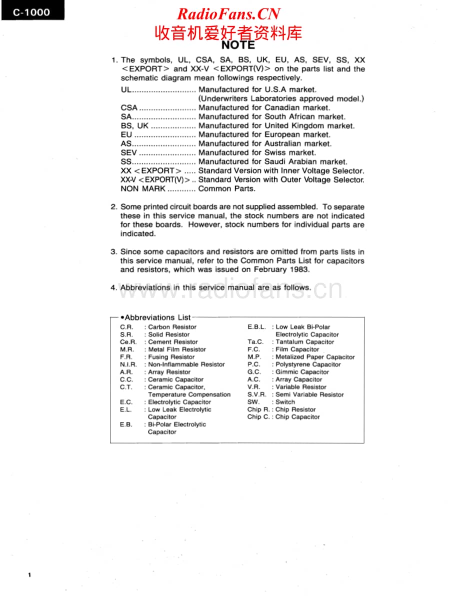 Sansui-C-1000-Service-Manual电路原理图.pdf_第2页