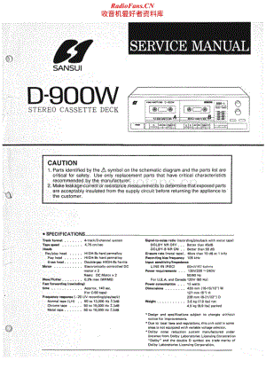 Sansui-D-900-W-Service-Manual电路原理图.pdf