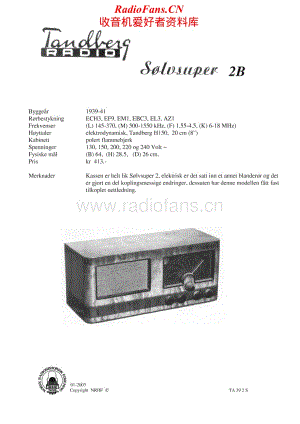 Tandberg-Solvsuper-2-B-Schematic电路原理图.pdf