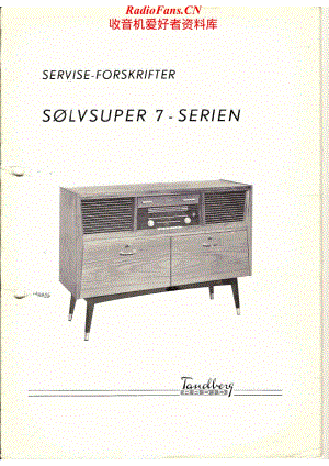 Tandberg-Solvsuper_7-Service-Manual电路原理图.pdf