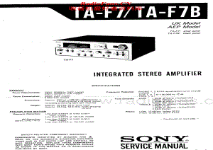 Sony-TA-F7B-Service-Manual电路原理图.pdf