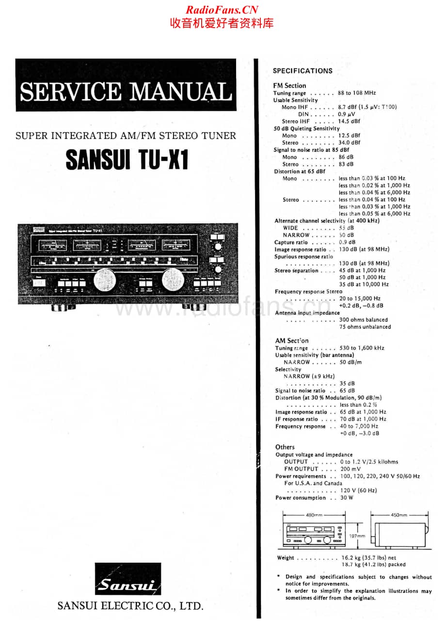 Sansui-TU-X1-Service-Manual电路原理图.pdf_第1页