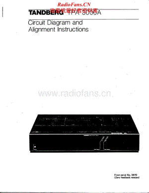 Tandberg-TPA-3006-A-Service-Manual电路原理图.pdf