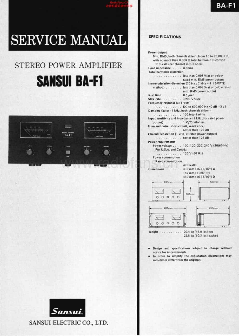 Sansui-BAF-1-Service-Manual电路原理图.pdf_第1页