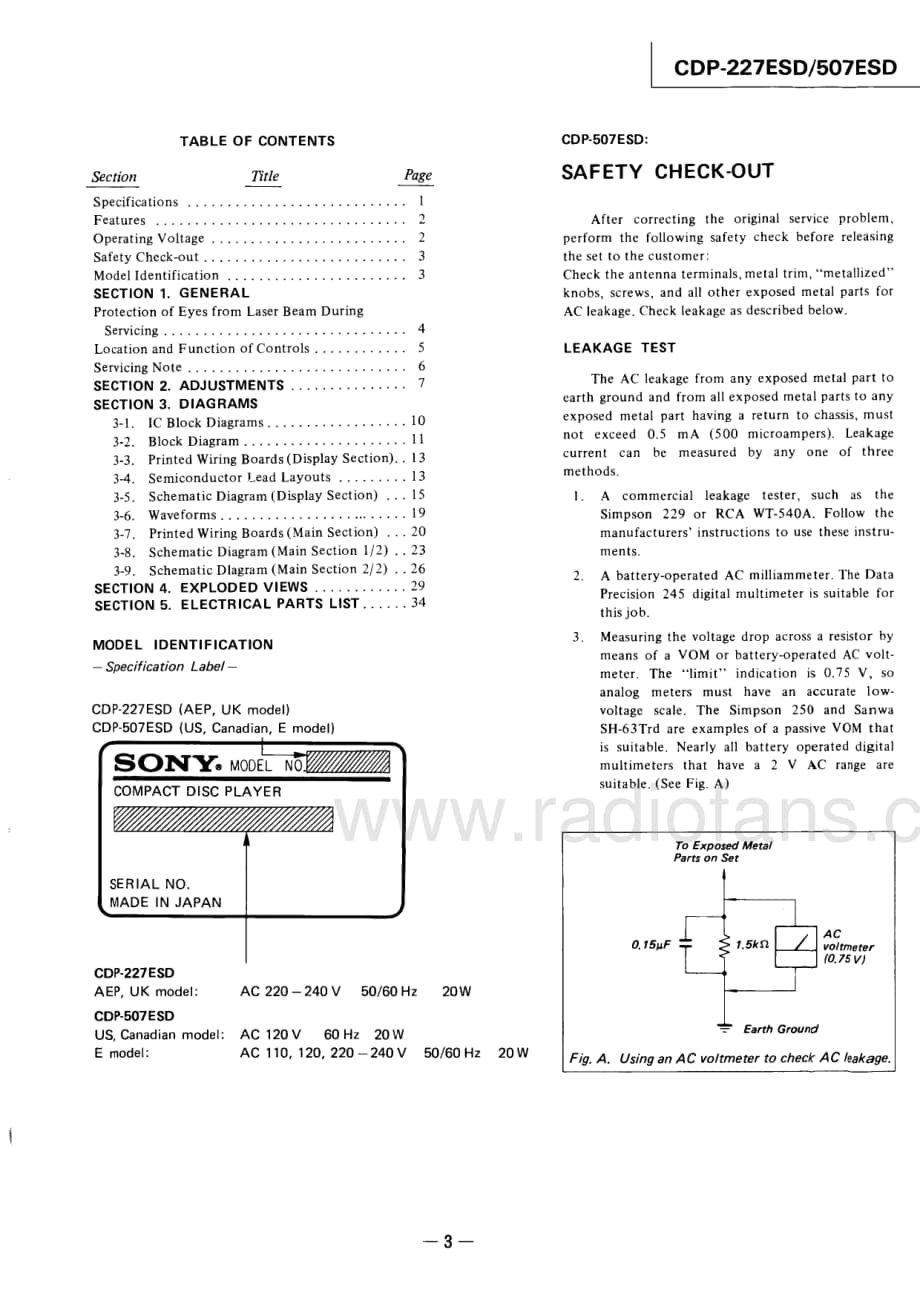 Sony-CDP-227-ESD-CDP-507-ESD-Service-Manual电路原理图.pdf_第3页