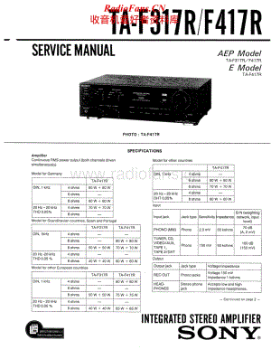 Sony-TA-F317R-Service-Manual电路原理图.pdf