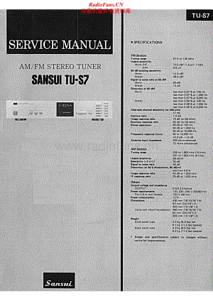 Sansui-TU-S7-Service-Manual电路原理图.pdf