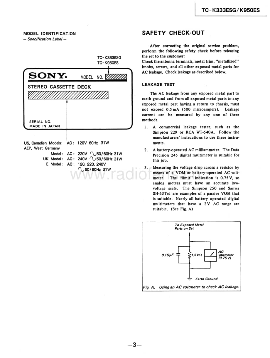 Sony-TC-K950ES-Service-Manual电路原理图.pdf_第3页