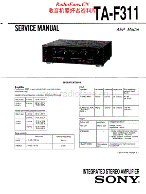 Sony-TA-F311-Service-Manual电路原理图.pdf