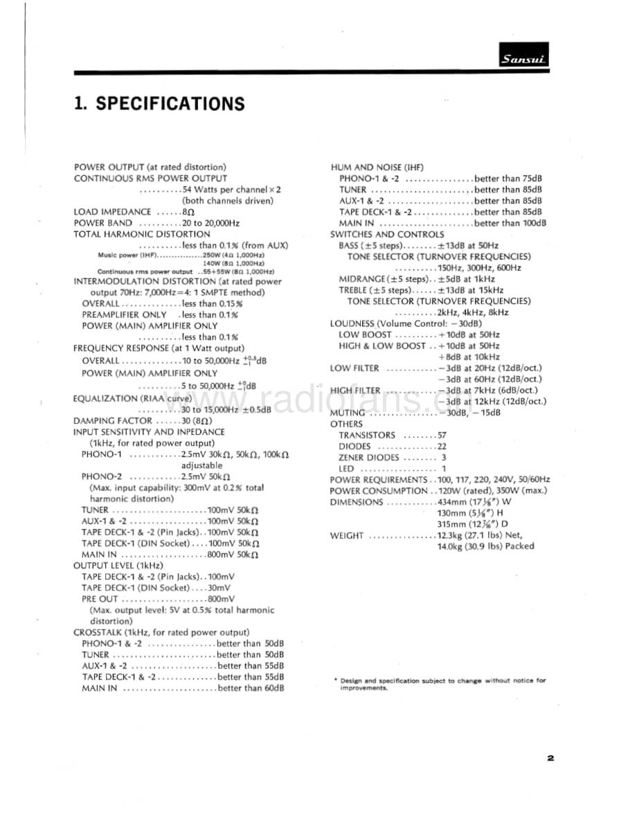 Sansui-AU-7700-Service-Manual电路原理图.pdf_第3页