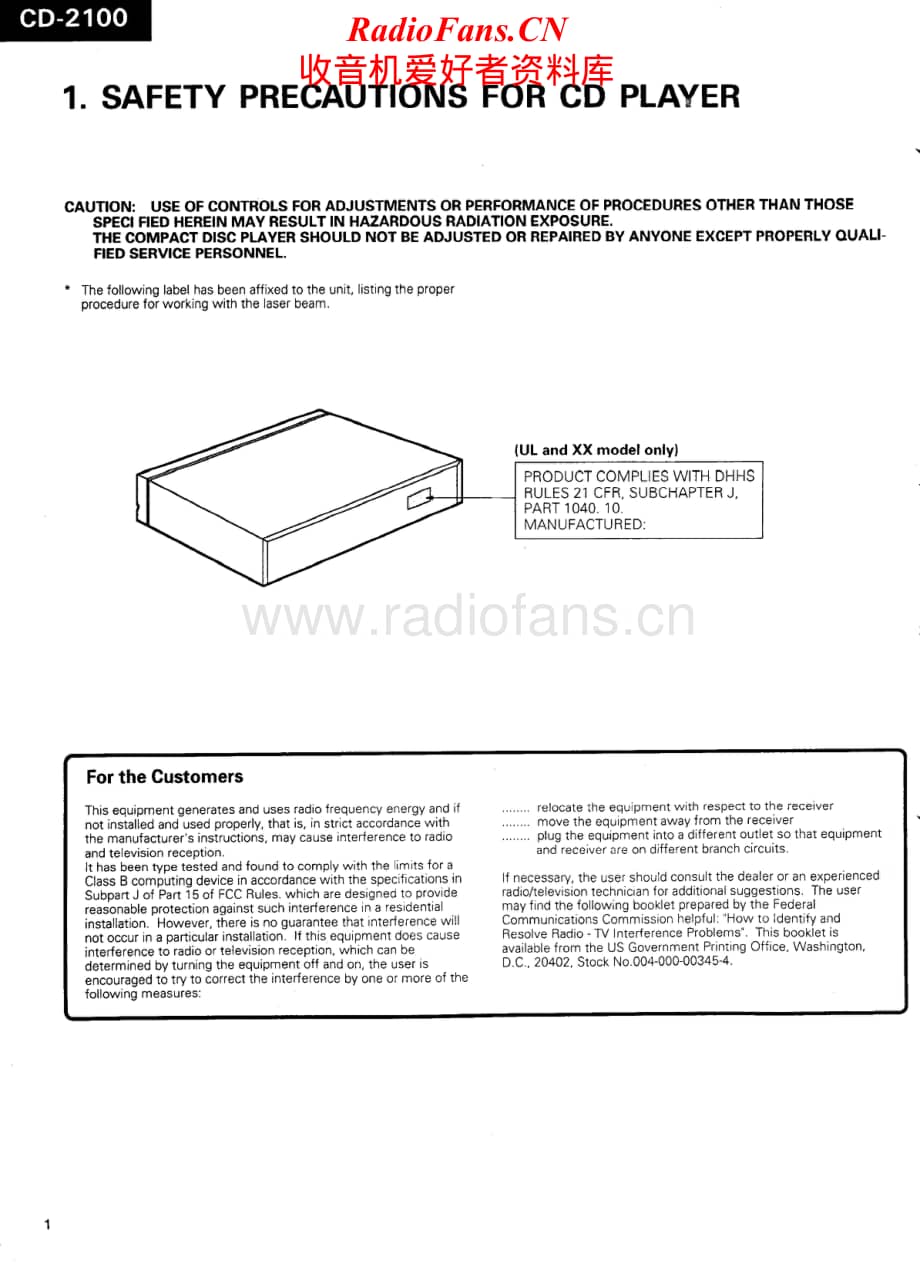 Sansui-CD-2100-Service-Manual电路原理图.pdf_第2页