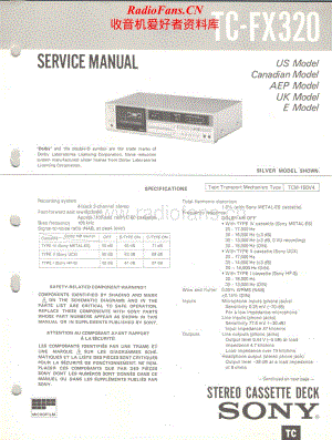 Sony-TC-FX320-Service-Manual电路原理图.pdf
