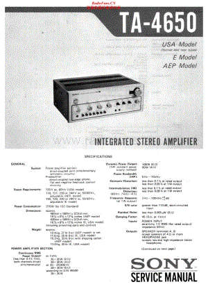 Sony-TA-4650-Service-Manual电路原理图.pdf