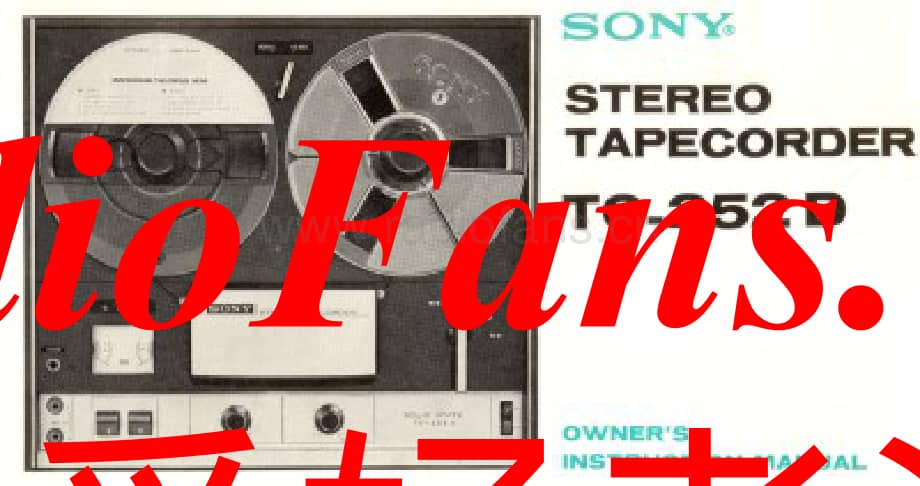 Sony-TC-252D-Service-Manual电路原理图.pdf_第1页