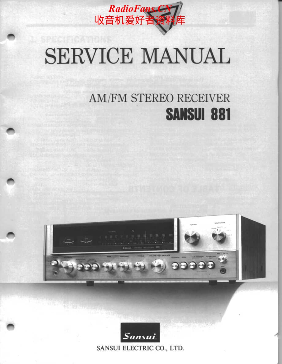 Sansui-881-Service-Manual电路原理图.pdf_第1页