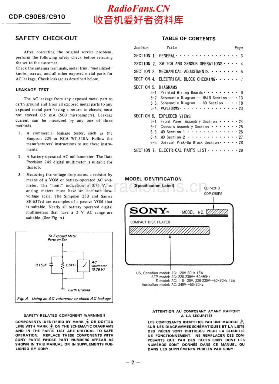 Sony-CDP-C910-Service-Manual电路原理图.pdf_第2页