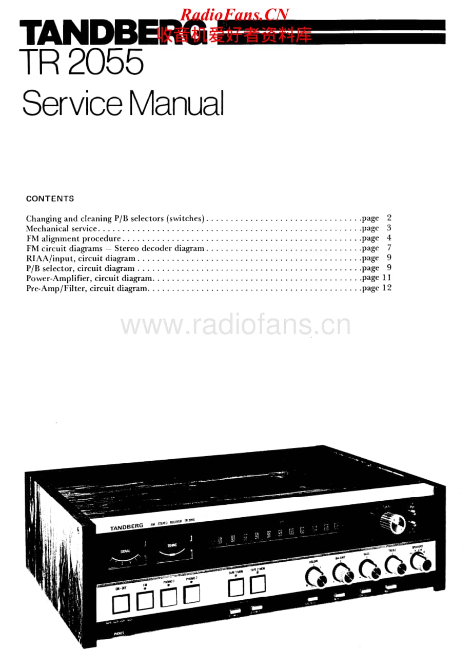 Tandberg-TR-2055-Service-Manual电路原理图.pdf_第1页
