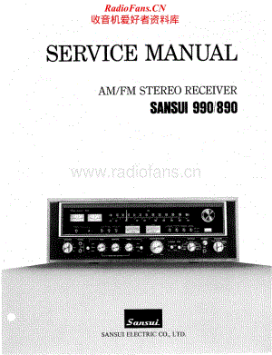 Sansui-890-990-Service-Manual电路原理图.pdf