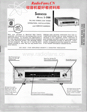 Sherwood-S-2100-Sevice-Manual电路原理图.pdf